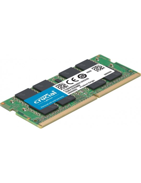 Crucial 16GB Kit (16GBx1) DDR4 2666 SODIMM Laptop Memory