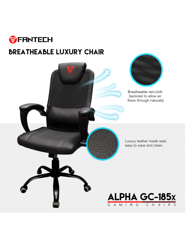 fantech alpha gc185x gaming chairs