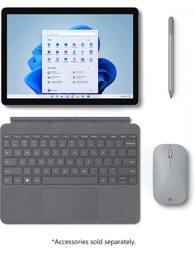 Microsoft Surface Go 3 10.5" Tablet PC [Intel Pentium Gold][Intel UHD  Graphics][4GB LPDDR3][64GB eMMC][Platinum]