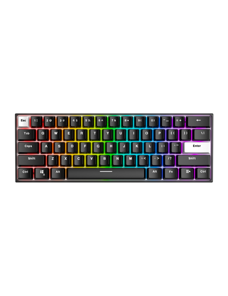 Fantech MAXFIT61 MK857 RGB MODULAR MECHANICAL WIRELESS GAMING KEYBOARD